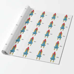 Tecknad av raketfraktens presentpapper