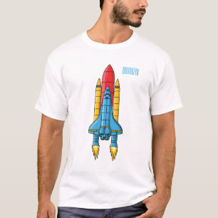 Tecknad av raketfraktens t shirt