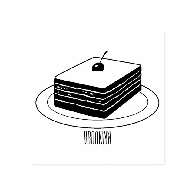 Tecknad av regnbåge stämpel (Tryck)