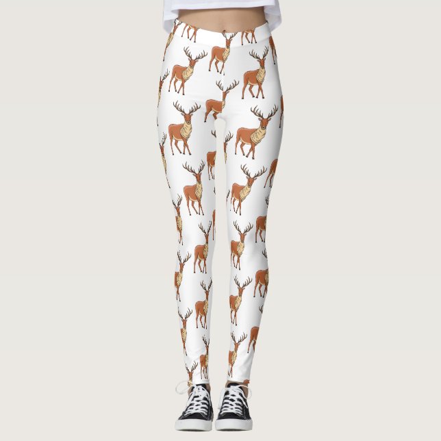 Tecknad av renar leggings (Framsida)