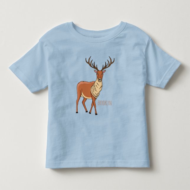 Tecknad av renar t shirt (Framsida)