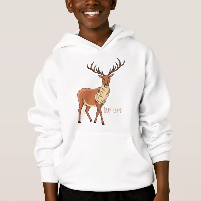 Tecknad av renar t shirt (Framsida)