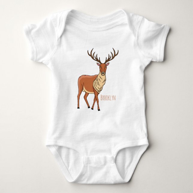 Tecknad av renar t shirt (Framsida)