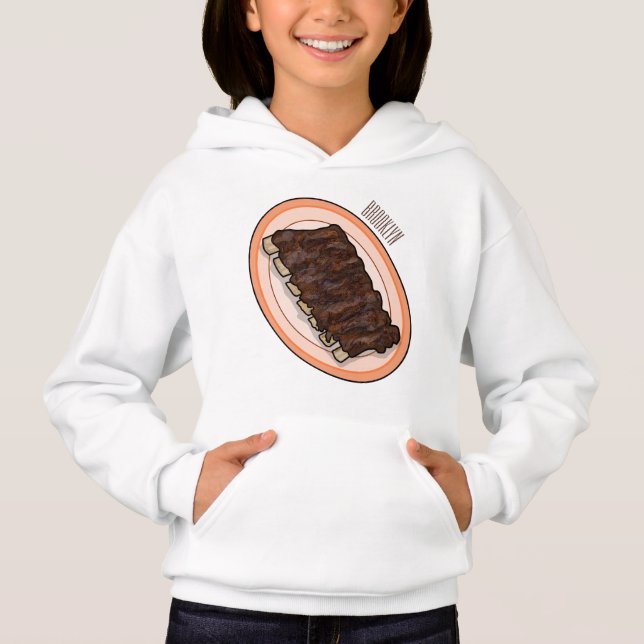 tecknad av revben från kort t shirt (Framsida)