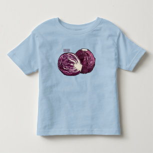 Tecknad av rödkål t shirt