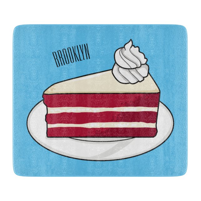 Tecknad av rödsammetstårta (Framsidan)