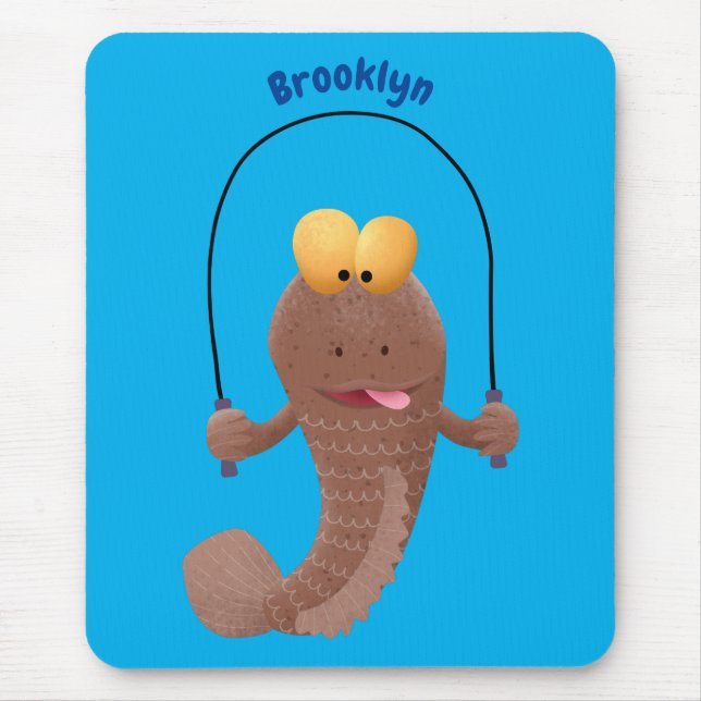 Tecknad av rödskippsfisk musmatta (Framsidan)