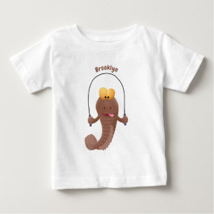 Tecknad av rödskippsfisk t shirt