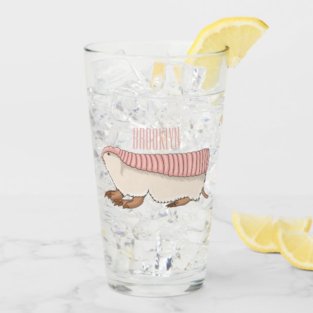 tecknad av rosa Fairy armadillo  illustration Glaskopp (Bakside Is)