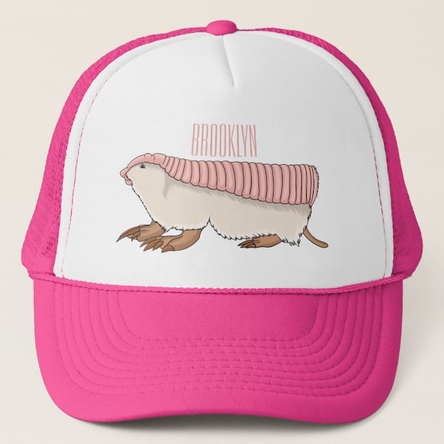 tecknad av rosa Fairy armadillo  illustration Keps (Framsida)