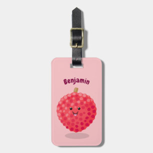 Tecknad av rosa-lyktfärg bagagebricka