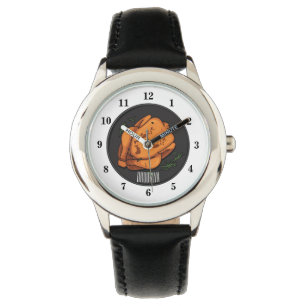 Tecknad av rostade kycklingar armbandsur