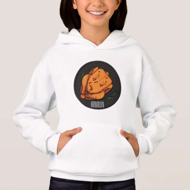 Tecknad av rostade kycklingar t shirt (Framsida)