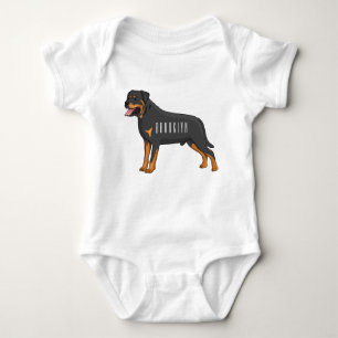 Tecknad av Rottweiler-hund T Shirt