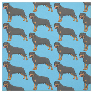 Tecknad av Rottweiler-hund Tyg