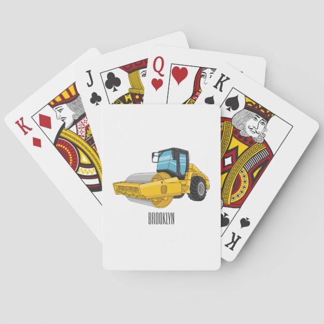 Tecknad av rullbana casinokort (Baksidan)