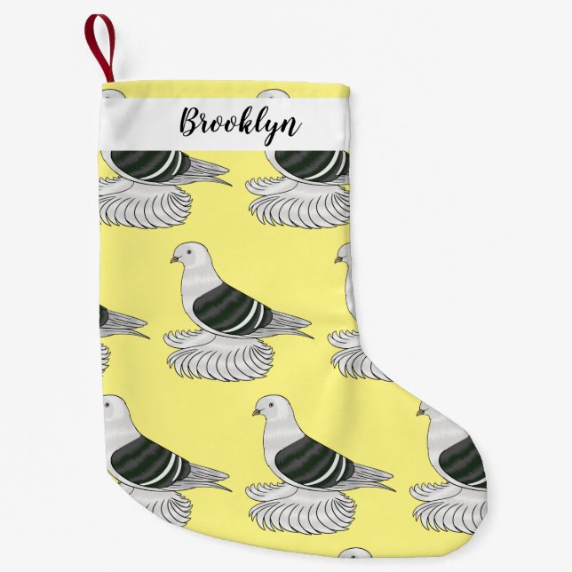 Tecknad av saxjtens duva liten julstrumpa (Framsidan)