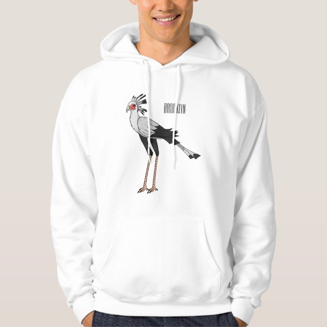 Tecknad av sekreterare hoodie (Framsida)