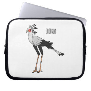Tecknad av sekreterare laptop fodral