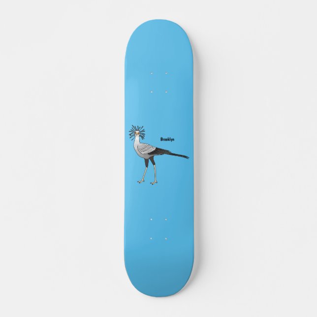 Tecknad av sekreterare mini skateboard bräda 18,5 cm (Framsida)