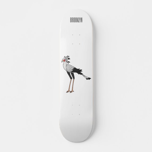 Tecknad av sekreterare mini skateboard bräda 18,5 cm (Framsida)