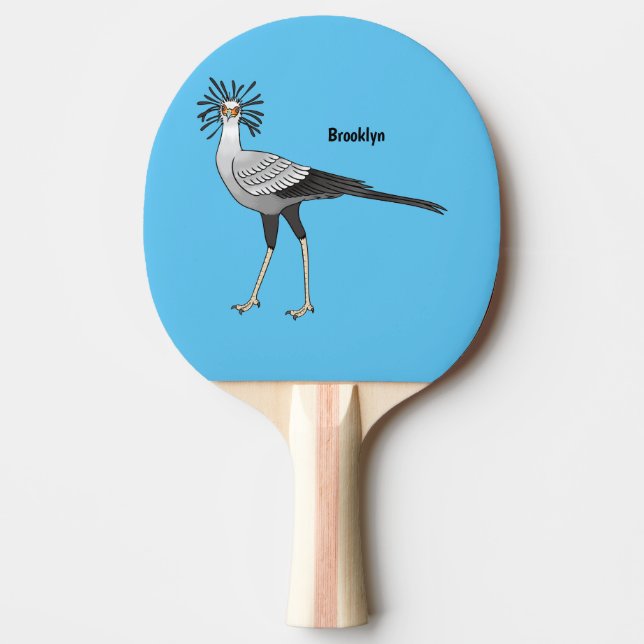 Tecknad av sekreterare pingisracket (Framsidan)