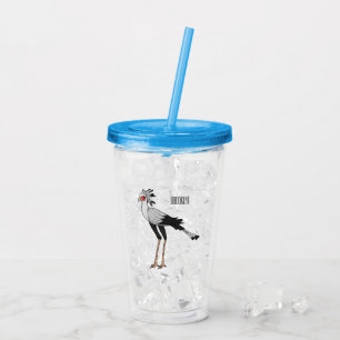 Tecknad av sekreterare take away mugg