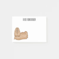 Tecknad av Shih tzu-hund för långa hårhår