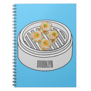 Tecknad av Shumai dim sum Anteckningsbok
