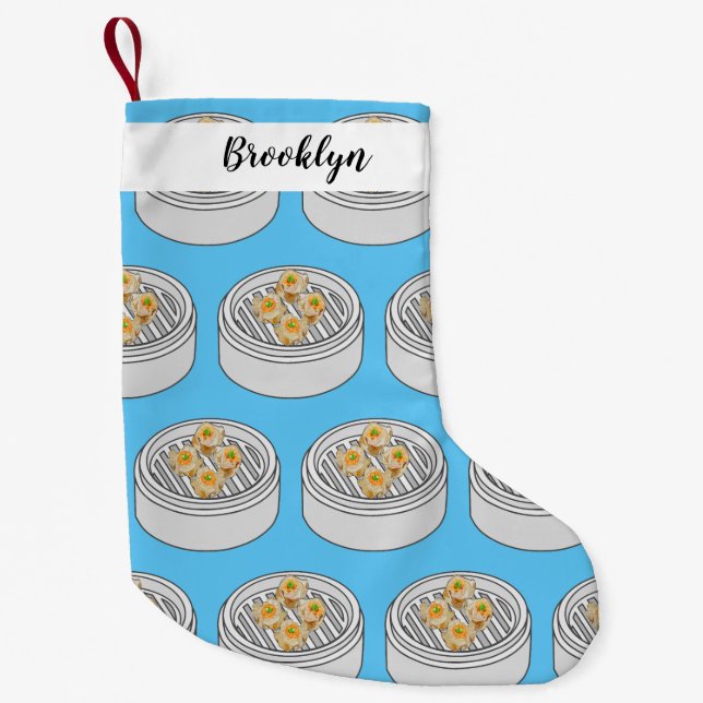 Tecknad av Shumai dim sum Liten Julstrumpa (Framsidan)