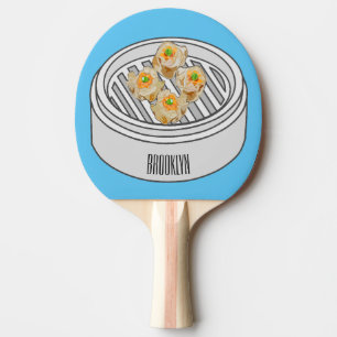Tecknad av Shumai dim sum Pingisracket