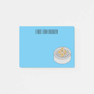 Tecknad av Shumai dim sum Post-it Block