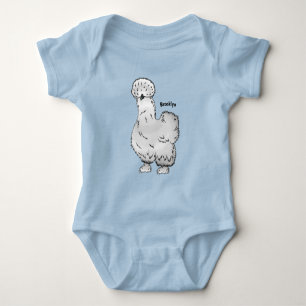 Tecknad av silkie-kyckling t shirt