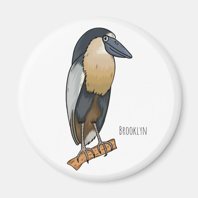 Tecknad av sjöfåglar magnet (Framsidan)