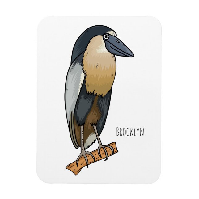 Tecknad av sjöfåglar magnet (Vertikal)