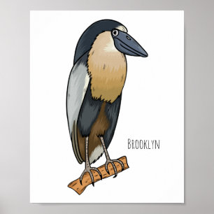 Tecknad av sjöfåglar poster