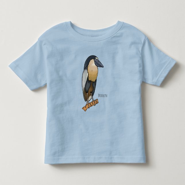 Tecknad av sjöfåglar t shirt (Framsida)