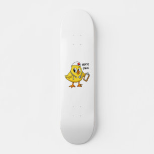 tecknad av sjuksköterskans chick välj bakgrund mini skateboard bräda 18,5 cm