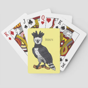 Tecknad av skördad örn casinokort