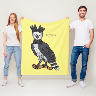 Tecknad av skördad örn fleecefilt