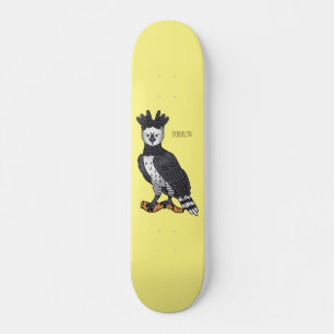 Tecknad av skördad örn mini skateboard bräda 18,5 cm