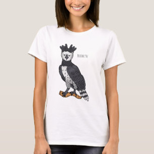 Tecknad av skördad örn t shirt