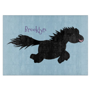 Tecknad av slam från Shetland pony