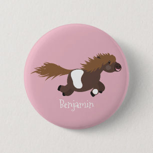 Tecknad av slam från Shetland pony Knapp