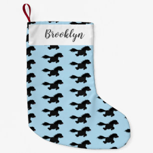 Tecknad av slam från Shetland pony Liten Julstrumpa