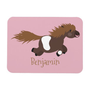 Tecknad av slam från Shetland pony Magnet