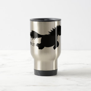 Tecknad av slam från Shetland pony Resemugg