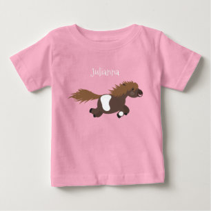 Tecknad av slam från Shetland pony T Shirt
