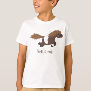 Tecknad av slam från Shetland pony T Shirt