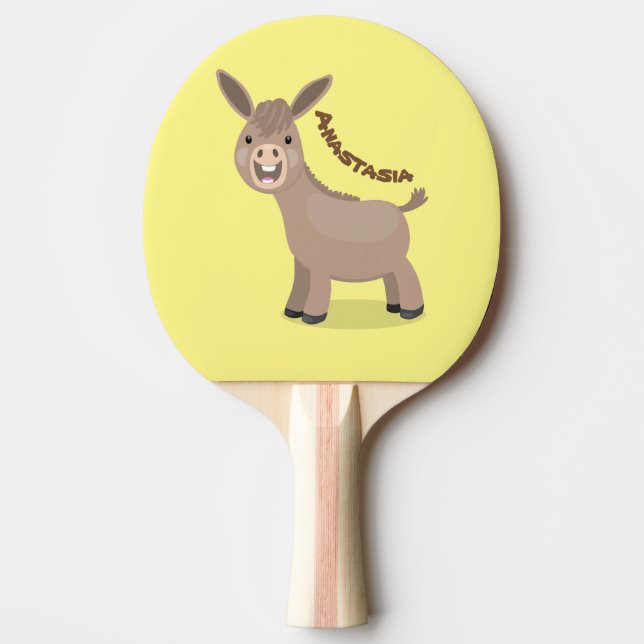 Tecknad av slangdona från Cute lycklig Pingisracket (Framsidan)